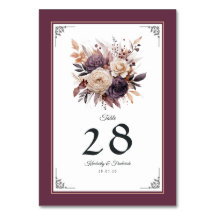 Casamento Floral Roxo, Cinza, Cobre e Rosa Empoeir