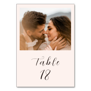 Numeração De Mesa Casamento Fotográfico Neutro Terroso Moderno