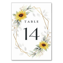 Numeração De Mesa Casamento Geométrico Dourado do Elegante Rústico d