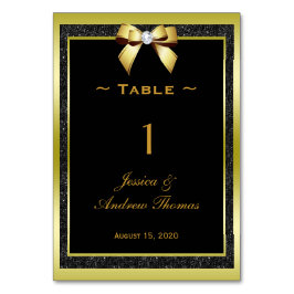 Numeração De Mesa Casamento Glamouroso Arco Dourado e Lantejoulas Pr