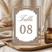 Casamento Listrado de Chocolate Clássico Marrom