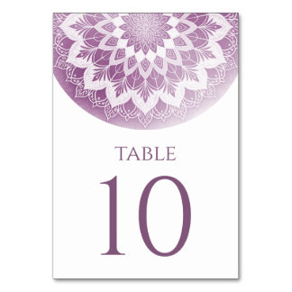 Numeração De Mesa Casamento Mandala com Renda Rosa