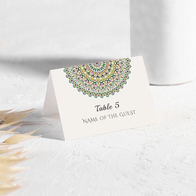 Numeração De Mesa Casamento Mandala da Floresta Amazônica Verde Esme (Criador carregado)