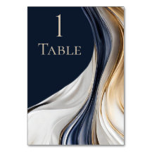 Casamento Moderno - Azul Branco e Dourado