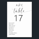 Numeração De Mesa Casamento Moderno Minimalista Negro e Branco<br><div class="desc">Elevem sua decoração de recepção de casamento com nossos Números de Tabelas Modernas de Casamentos Minimalistas, Pretos e Brancos, uma elegante e na moda que combina perfeitamente o design contemporâneo com a elegância do eterno. Cada número de tabela nesta coleção apresenta um esquema de cores preto e branco minimalista, exuando...</div>