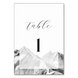 Numeração De Mesa Casamento na Montanha Nebulosa
