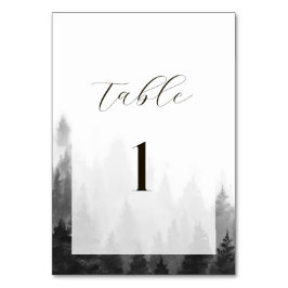 Numeração De Mesa Casamento na Montanha Nebulosa