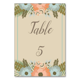 Numeração De Mesa Casamento na Praia Tropical