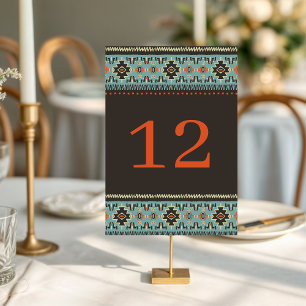 Numeração De Mesa Casamento no inverno Étnico Russo