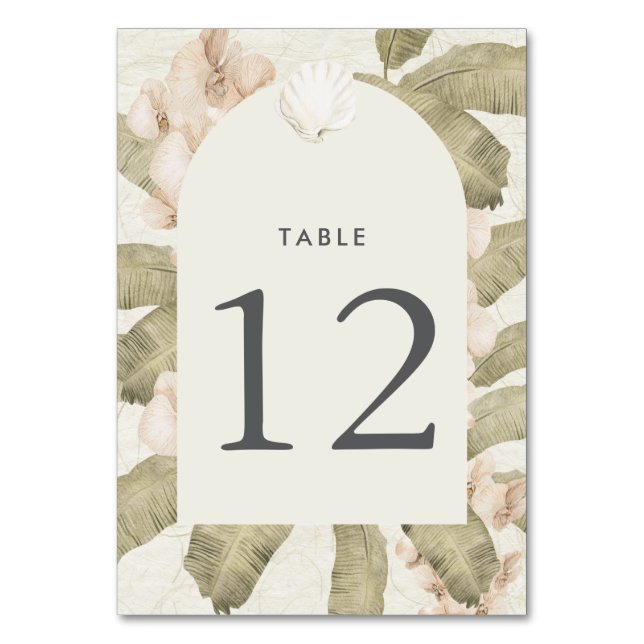 Numeração De Mesa Casamento no Jardim Botânico (Verso)
