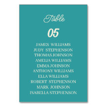 Casamento Personalizado do Teal