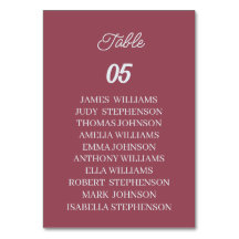 Casamento Personalizado Maroon