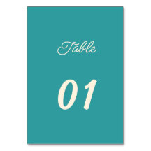 Casamento Personalizado Simples de Teal