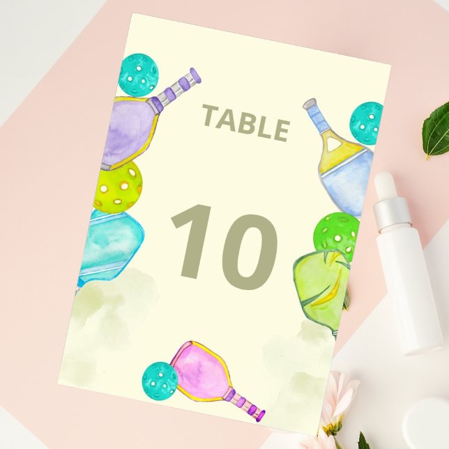 Numeração De Mesa Casamento Previsto De Jogadores De Aquarela Esport (Criador carregado)