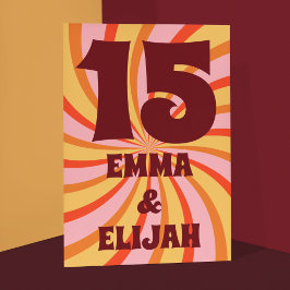 Numeração De Mesa Casamento Psicodélico Fora