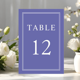 Numeração De Mesa Casamento Roxo Lavanda Formal Elegante