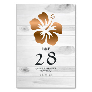 Numeração De Mesa Casamento Rustic Tropical Mystic Island