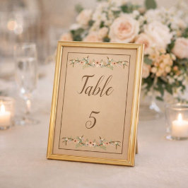 Numeração De Mesa Casamento Rústico Espetacular