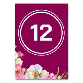 Numeração De Mesa Casamento Simples De Fotografias De Flores Rosa