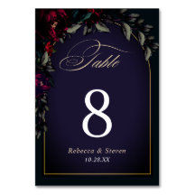 Casamento sombrio gótico roxo turquesa floral mela
