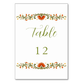 Numeração De Mesa Casamento Talavera Verde Fiesta Mexicana