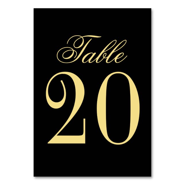 Numeração De Mesa Casamento vintage Elegante (Frente)