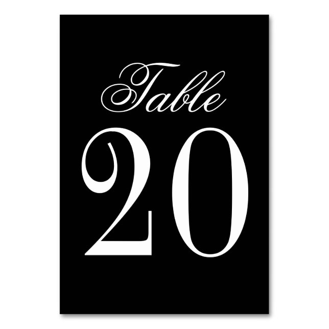 Numeração De Mesa Casamento vintage Elegante (Frente)