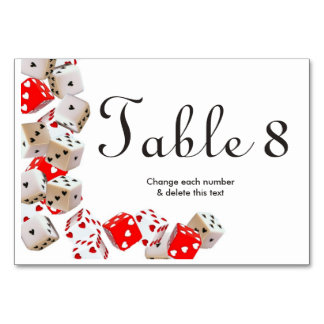 Numeração De Mesa Casino Las Vegas Jogando Números De Mesa De Casame