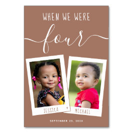 Numeração De Mesa Castanho Quando Éramos Crianças Idosos Fotos De Ca