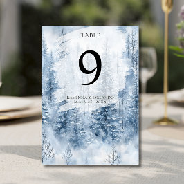 Numeração De Mesa Castelo Romance Spooky Forest Moonlake Casamento