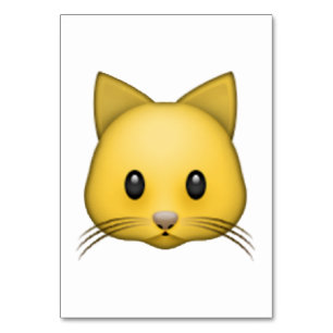 Numeração De Mesa Cat - Emoji