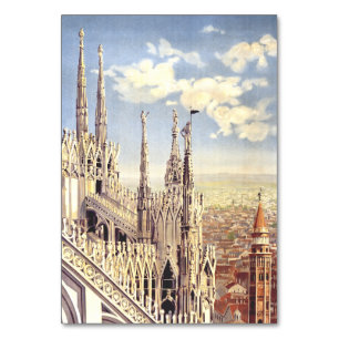 Numeração De Mesa Catedral de Milão Duomo Natividade de Santa Maria