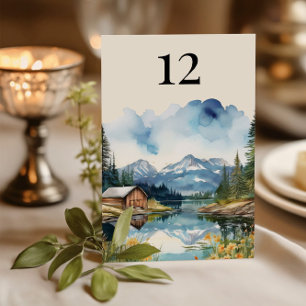 Numeração De Mesa Celebração de Casamento em Celeiro Rústico à Beira