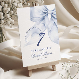 Numeração De Mesa Chá de panela Arco azul