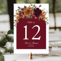 Chá de panela de Casamento Floral Rustic Burgundy