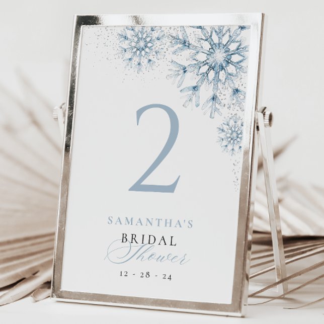 Numeração De Mesa Chá de panela de neve no amor (Criador carregado)