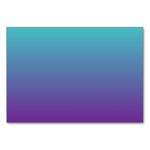 Numeração De Mesa Chambre Roxo Turquesa