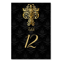 Numeração De Mesa Chic Evening