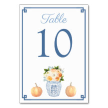 Chinoiserie Chic Autumn Flowers Ginger Jar Weding