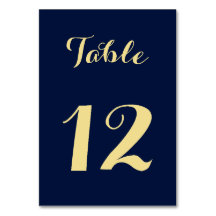 Chique Azul Elegante Falso Dourado Festa de Casame