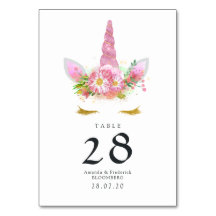 Chuva de Bebê Unicórnio Floral Rosa