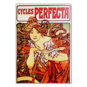 Numeração De Mesa Ciclos Perfecta de Alphonse Mucha