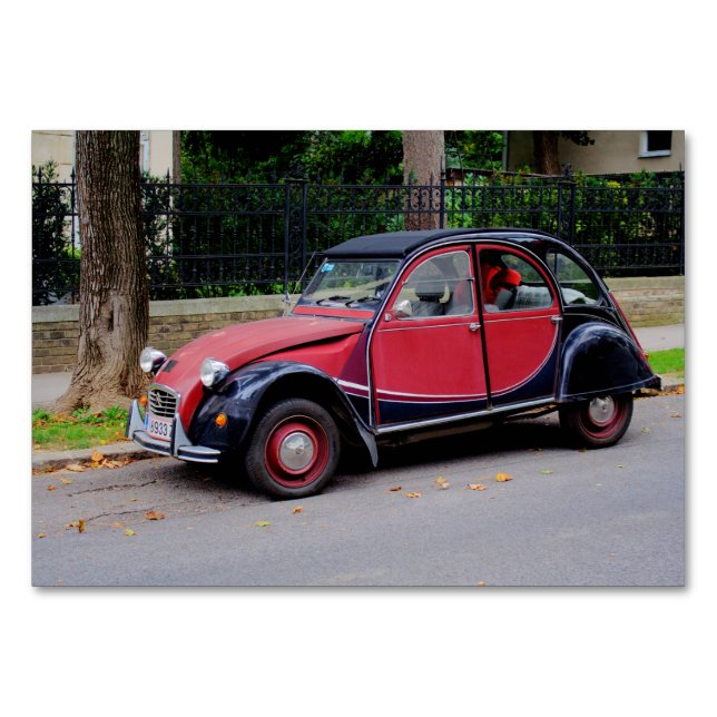 Numeração De Mesa Citroen 2 CV Charleston (Frente)