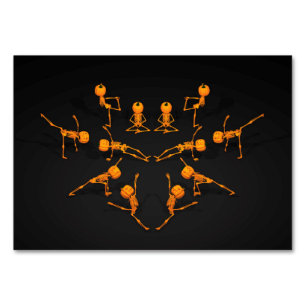 Numeração De Mesa Classe da ioga do Dia das Bruxas