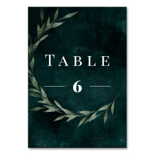 Numeração De Mesa Clássico deixa um drama sonhador Emerald
