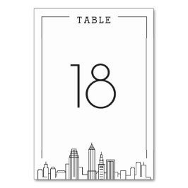 Numeração De Mesa Cleveland, Ohio Wedding | Número da Tabela