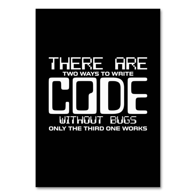 Numeração De Mesa Código de gravação do programador sem Insetos (Frente)