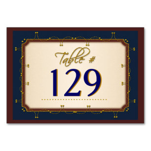 Numeração De Mesa Coleção de Casamentos 1776 (Número do Quadro)