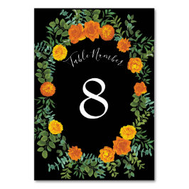 Numeração De Mesa Coleção de Casamentos Góticos do Dia das Bruxas Ne