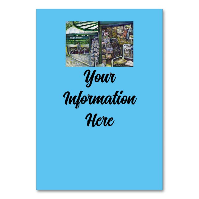 Numeração De Mesa Como Uma Imagem É Inimaginativa? (Frente)